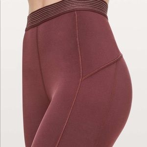 Lululemon Principal Dancer Golden Lining Tight *28"